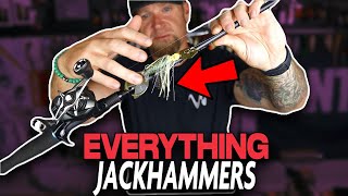 Everything Jackhammers! Rods, Reels, Tactics & NEW Z Man Colors!!!