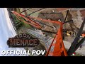 Iron Menace Official POV Dorney Park S New Dive Machine Roller Coaster