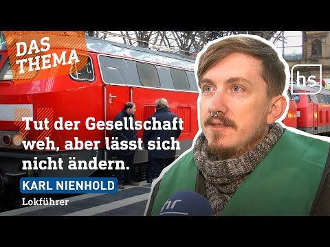 Bahnstreik: 100 Mio. Euro Schaden pro Tag | hessenschau DAS THEMA