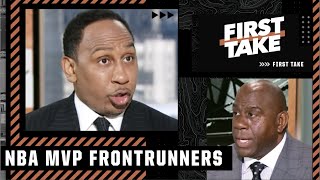 Stephen A. & Magic debate NBA MVP frontrunners 🍿 💪 | First Take