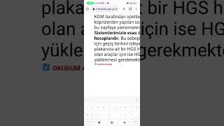 KGM GEÇİŞ İHLALİ SORGULAMA VE ÖDEME - HÜSEYİN ERVÜZ