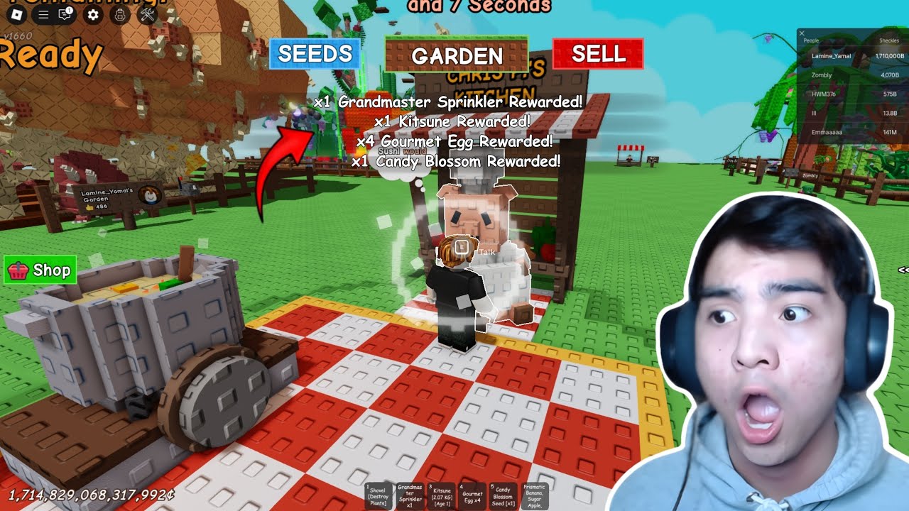 OWNER Jandel Gave Me This in COOKING UPDATE + THIS HAPPEND..!  (Grow a Garden) 