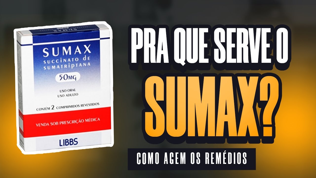 Pra que serve o SUMATRIPTANO Entenda COMO ele age no seu CORPO!