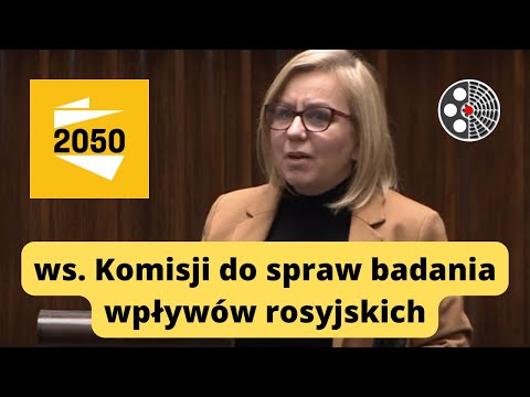 Paulina Hennig-Kloska: Komisja to narzędzie pre-kampanii