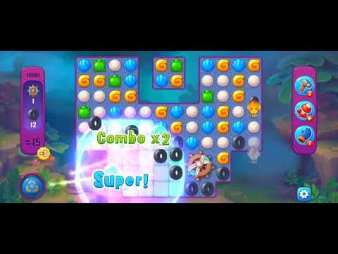 Fishdom Super Hard Level 10861 (with Double Lightning Booster) @choraelmin