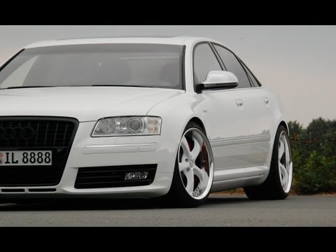 SOUND! S8 A8 Sound & tuning champion! Auspuff SuperSoundSuperOptic! 12 x 20 HA mit 305er Bereifung