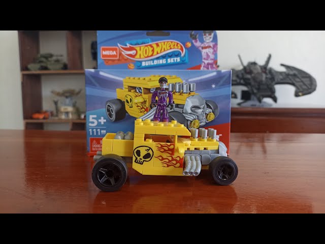 Vídeo relacionado con Mega Construx Hot Wheels Bone Shaker Coche de Juguete de Bloques de construcción, Incluye Figura, para niños +10 años (Mattel HBD50)