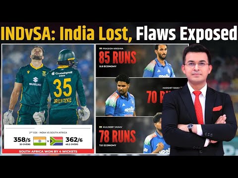IND vs SA: South Africa chase down 359 to level series 1-1, India Lost, Flaws Exposed !