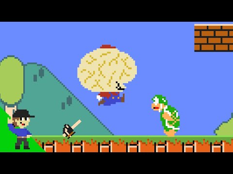 Every time Mario jumps, he gets SMARTER!