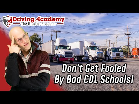 3 Ways Cheap Trucking Schools Try to TRICK You! - CDL Driving Academy