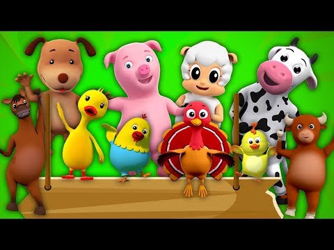 Dez na cama | número canção | berçário rima | miúdos Canções  | Ten In The Bed | Farmees Português