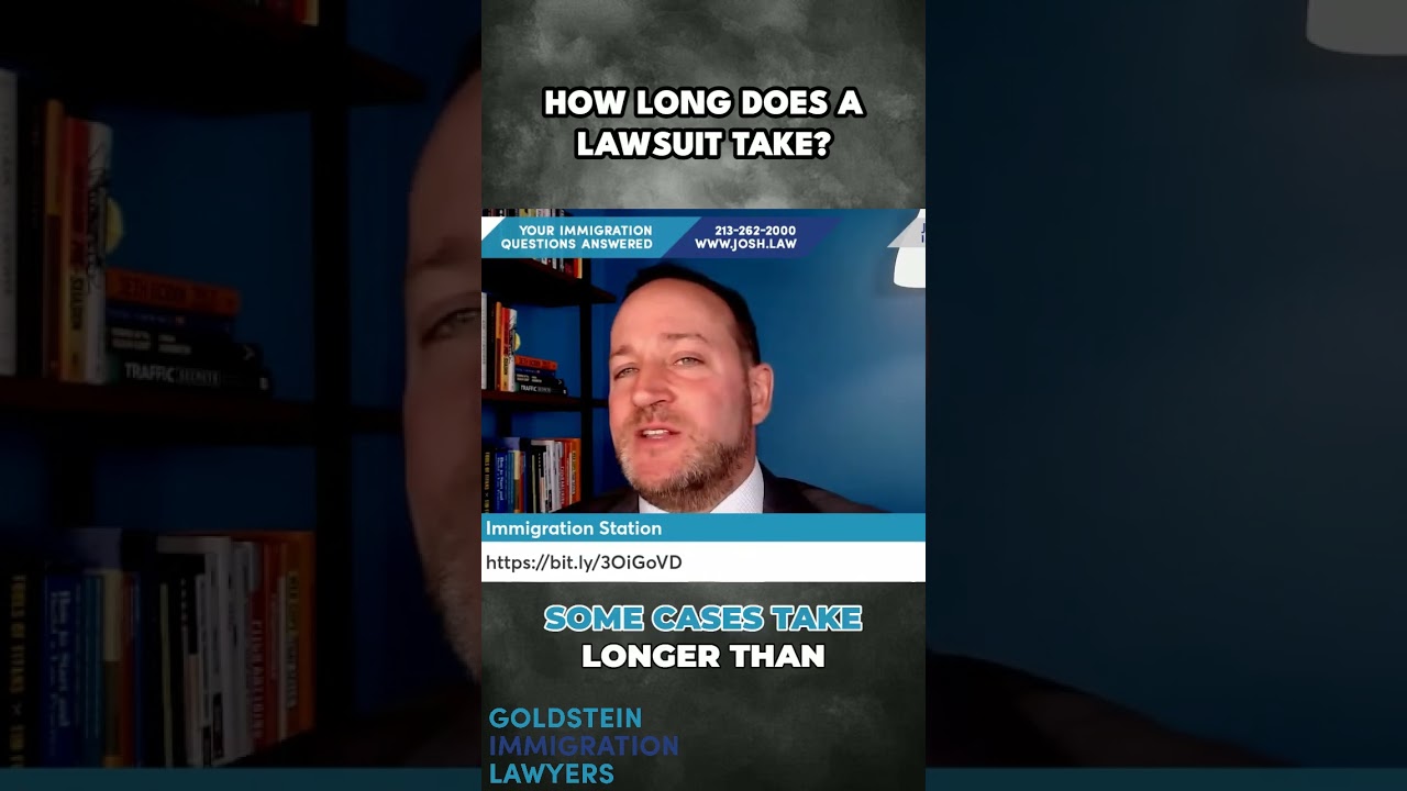 How long does a #lawsuit take #immigration #visa #greencard #uscis #shorts #viral #usa #lawyer #like