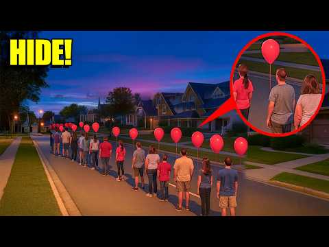 If you see your NEIGHBORS holding RED BALLOONS, hide! (it's not SAFE)