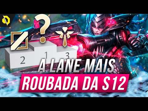 RANQUEAMOS as MELHORES LANES pra SUBIR DE ELO na SEASON 12 - LOL