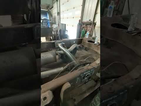 2500 Chevy fuel tank crossmember and shock bracket replacement due to rust