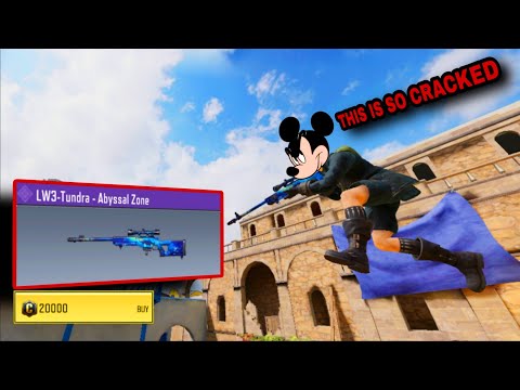 Using The New LW3-TUNDRA EPIC Skin In CODM (Mickey Mouse Voice)