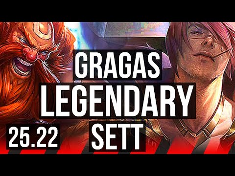 GRAGAS vs SETT (TOP) | Legendary | KR Master | 25.22
