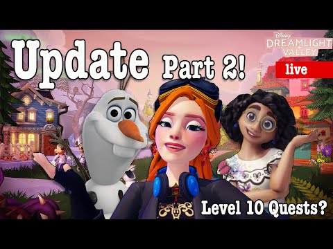, title : 'Live Stream: Disney Dreamlight Valley Update | Part 2 |level 10 friendship quests'