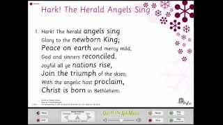 Hark! The Herald Angels Sing - Words on Screen™ Original