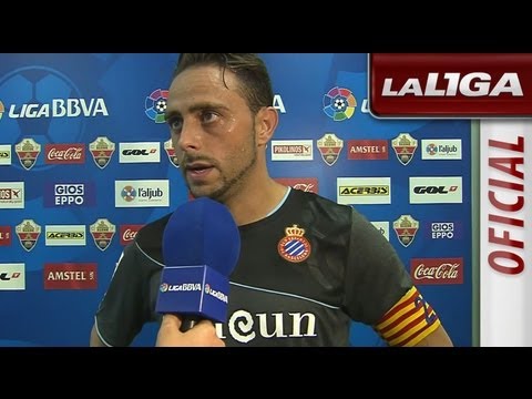 Entrevista a Segio García tras el Elche CF (2-1) RCD Espanyol - HD