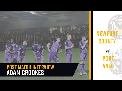 Adam Crookes: "A point on the road with 10 men at the end is a good result."