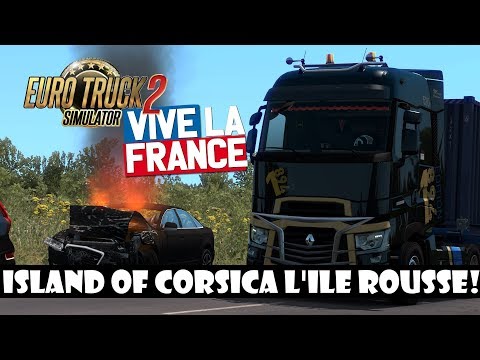 Island Of Corsica ETS2 1.36 BETA | First Time Gameplay | L'ile Rousse!