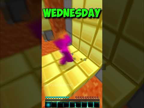 Camman18 Minecraft Parkour Chase: NOOB vs PRO vs Wednesday Addams (Jenna Ortega) vs OHIO vs DREAM