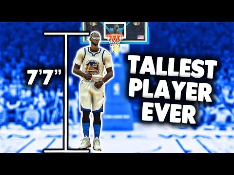 THE TALLEST PLAYER IN NBA 2K HISTORY GOES FOR 100 POINTS