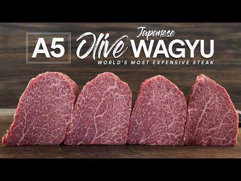 Japanese A5 Olive Wagyu Steaks, Once in a lifetime experience!