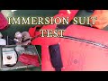 How To TEST IMMERSION SUIT On Ship