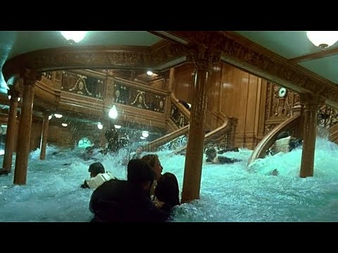 Titanic's Grand Staircase flooding
