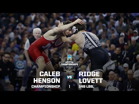 Caleb Henson vs. Ridge Lovett: 2025 NCAA wrestling championship (149 pounds)