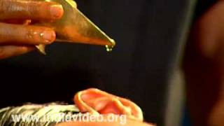 Karnapoorana - treatment for ear ailments in Ayurveda