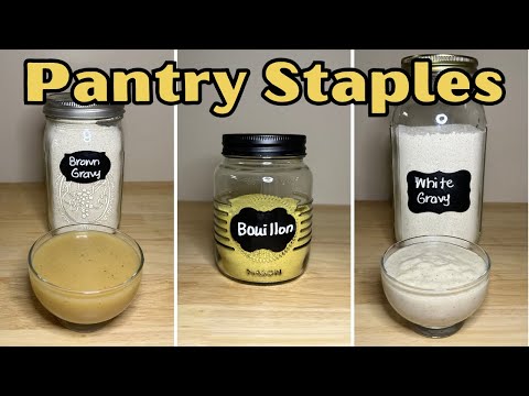 Pantry Essentials: How to Make Gravy Mixes and Bouillon!