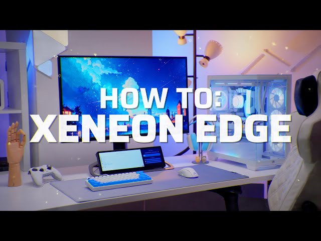 Pantalla Corsair XENEON EDGE 14,5" LCD Táctil 2560x720 Blanco video