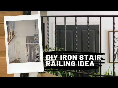 How to Update Wrought Iron Stair Railing