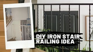 How to Update Wrought Iron Stair Railing