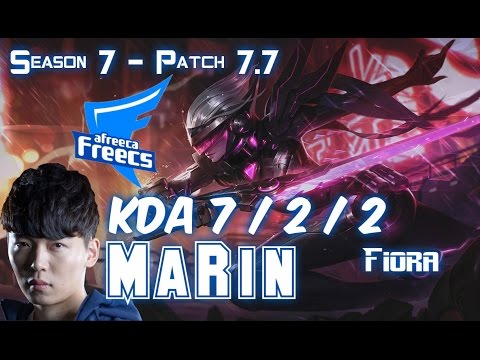 AFs MaRin FIORA vs JAX Top - Patch 7.7 KR Ranked