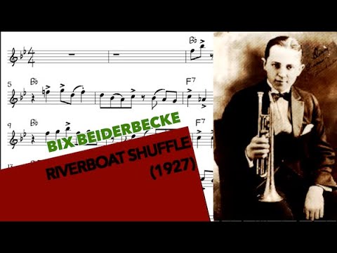 Bix Beiderbecke - Riverboat Shuffle (1927) - SOLO TRANSCRIPTION (Bb)