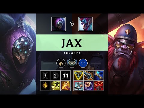 Jax Jungle vs Trundle - EUW Challenger Patch 25.16