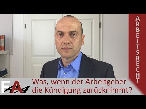 Kündigungsschutzklage - Was, wenn der Arbeitgeber die Kündigung zurück nimmt?