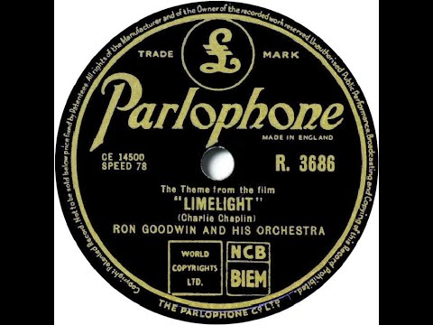 UK New Entry 1953 (36) Ron Goodwin & His Orchestra - The Theme From The Film ''Limelight''