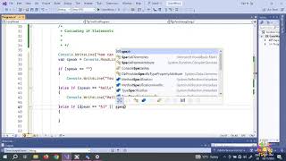 Download the video "33. C# From Beginner to Pro | How to create Simple Chatting Robot with Cascading If Statements"