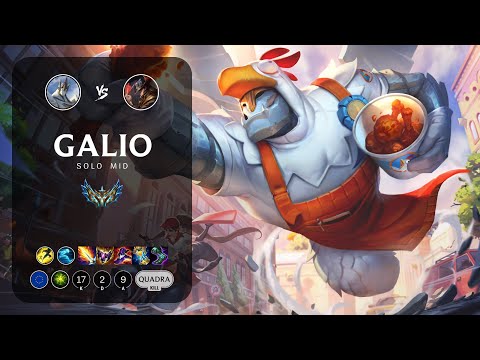 Galio Mid vs Twisted Fate - EUW Challenger Patch 14.3