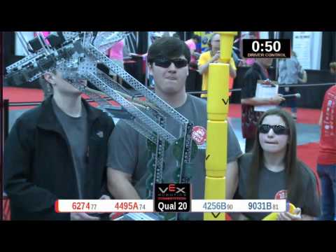 2015 VRC Engr Q20 - 6274 4495A vs 4256B 9031B - 68 to 64 - VEX Worlds 2015 - Engineering Division
