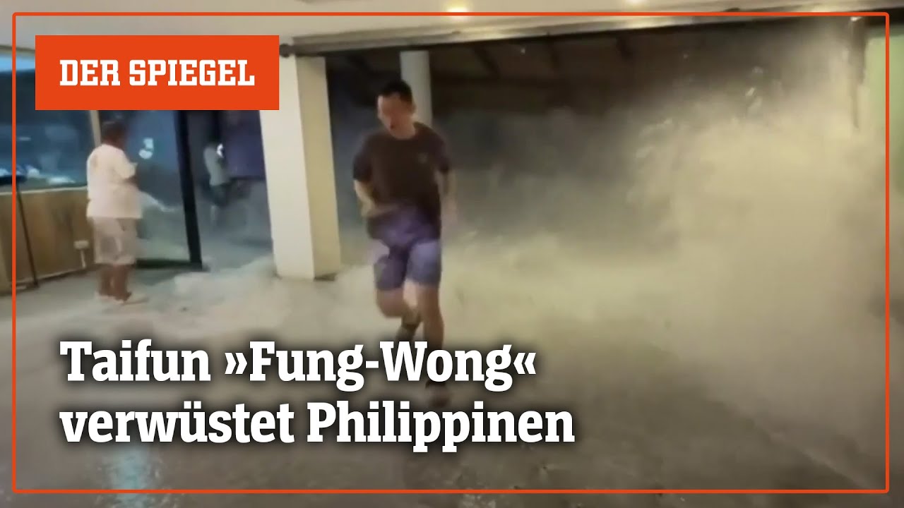 Taifun »Fung-Wong«: Videos zeigen Wucht des Unwetters auf den Philippinen | DER SPIEGEL