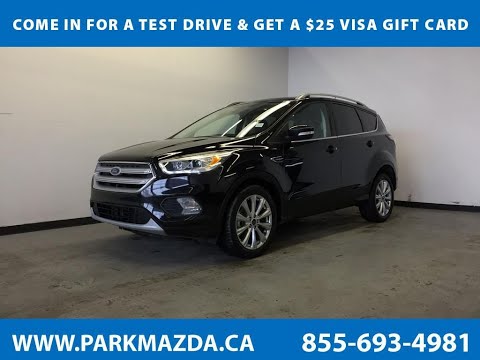 BLACK 2018 Ford Escape  Review Sherwood Park Alberta - Park Mazda