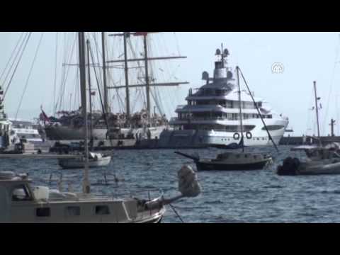 Anadolu Agency - Mexican billionaire's liuxury yacht in Bodrum