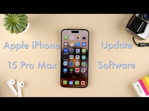 How to Update the Apple iPhone 15 || Apple iPhone 15 Pro Max