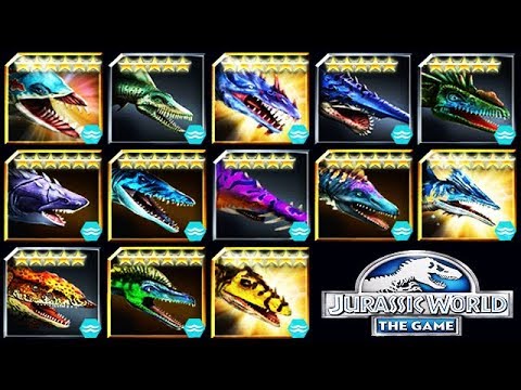ALL MAX LEVEL 40 SURFACE AQUATICS (JURASSIC WORLD)
